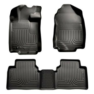 �yUSA�݌ɂ���z Husky Liners 10�N-12�N �t�H�[�h Fusion/Lincoln MKZ (FWD) WeatherBeater Combo �u���b�N �t���A���C�i�[ hsl98361 JP�X