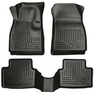 �yUSA�݌ɂ���z Husky Liners 14 �}�c�_ 6 Touring/Grand Touring/Sport Weatherbeater �u���b�N �t�����g & 2nd Seat Floor Liner hsl99791 JP�X