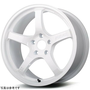 �yUSA�݌ɂ���z Gram Lights 57CR 18x9.5 +38 5x114.3 Ceramic �z���C�g Pearl Wheel glsWGCRX38ECPP JP�X