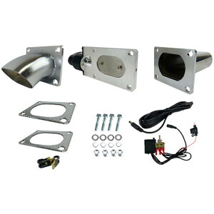 yUSA݌ɂz Granatelli 3.0in Oval XeXX`[ Electronic Exhaust Cutout gms313530 JPX