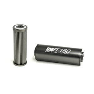 �yUSA�݌ɂ���z DeatschWerks Stainless Steel 10AN 10 Micron Universal Inline �t���[�G�� �t�B���^�[ Housing �L�b�g (160mm) dwk8-03-160-010K-10 JP�X