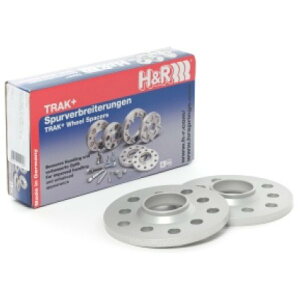 yUSA݌ɂz H&R Trak+ 15mm DR Wheel Adaptor Bolt 5/112 Center Bore 57.1 Bolt Thread 14x1.5 - Black hrs30255571SW JPX