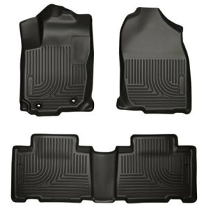 Husky Liners 13 Toyota RAV4 Weatherbeater Black Front & 2nd Seat Floor Liners hsl98971 JPX