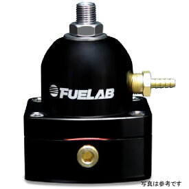 【USA在庫あり】 Fuelab 545 EFI Adjustable Mini FPR In-Line 25-90 PSI (1) -6AN In (1) -6AN Return - Black flb54501-1 JP店