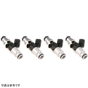 �yUSA�݌ɂ���z Injector Dynamics 1050X �C���W�F�N�^�[ 14mm (Grey) Adaptor Top - (�V���o�[) �{�g���A�_�v�^�[ (Set of 4) idx1050.60.14.14B.4 JP�X