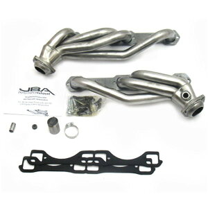 �yUSA�݌ɂ���z JBA 92�N-95�N �V�{���[ Blazer 5.0L/5.7L w/o A.I.R. 1-1/2in Primary Raw 409SS Cat4Ward Header jba1830S JP�X