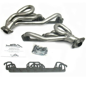 �yUSA�݌ɂ���z JBA 96�N-03�N �_�b�W Truck 5.2L/5.9L Magnum 1-1/2in Primary Raw 409SS Cat4Ward Header jba1945S-1 JP�X