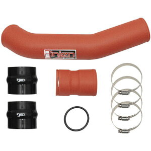 �yUSA�݌ɂ���z Injen 17-22 �t�H�[�h F250/F/350/F-450/F-550 V8-6.7L Turbo Diesel Wrnkl Red �C���^�[�N�[���[ Hot Side Piping injSES9004ICPHWR JP�X