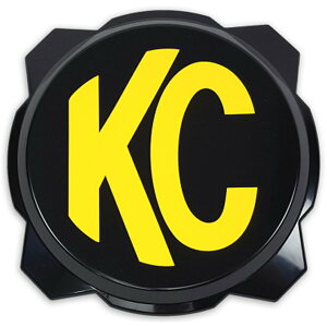 �yUSA�݌ɂ���z KC HiLiTES 6in. Hard Cover for Gravity Pro6 LED ���C�g (�V���O��) - �u���b�N w/Yellow KC Logo kcl5111 JP�X