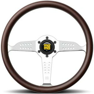 �yUSA�݌ɂ���z Momo Super Grand Prix �X�e�A�����O�z�C�[�� 350 mm - Mahogany Wood/Pol Spokes momGRA35WD0P JP�X