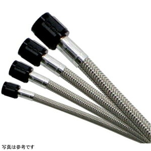 �yUSA�݌ɂ���z Nitrous Express 3AN 24in SS Braided Hose �u���b�N nex10024 JP�X