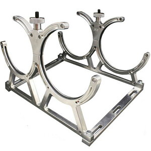 �yUSA�݌ɂ���z Nitrous Express Billet �u���P�b�g for Dual 10 Or 15lb N2O Bottle Incl Floor Mounts nex11108D JP�X