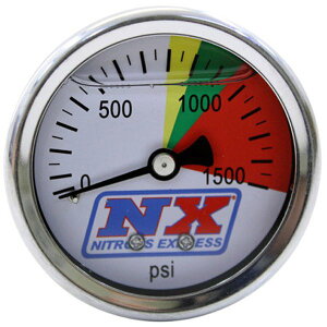 yUSA݌ɂz Nitrous Express Nitrous Pressure Q[W Only (0-1500 PSI) nex15508 JPX