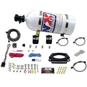 yUSA݌ɂz Nitrous Express GM LS 102mm Nitrous Plate Lbg (50-400HP) w/10lb {g nex20933-10 JPX