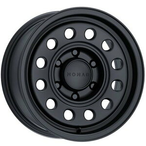�yUSA�݌ɂ���z Nomad N501SB Convoy 15x7in / 6x139.7 BP / -10mm �I�t�Z�b�g / 107.95mm Bore - �T�e���u���b�N Wheel nomN501SB-57060-10 JP�X