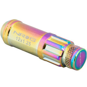 �yUSA�݌ɂ���z NRG 700�V���[�Y M12 X 1.5 Steel Lug Nut w/Dust Cap Cover Set 21 Pc w/Locks & Lock Socket - Neochrome nrgLN-LS700MC-21 JP�X