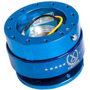 �yUSA�݌ɂ���z NRG Quick Release Gen 2.0 �u���[ Body / Blue Ring nrgSRK-200BL JP�X
