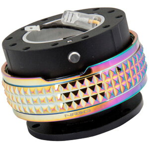�yUSA�݌ɂ���z NRG Quick Release Kit - Pyramid Edition �u���b�N Body / Neochrome Pyramid Ring nrgSRK-210BK/MC JP�X