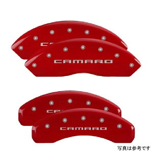 �yUSA�݌ɂ���z MGP 4 Caliper Covers Engraved �t�����g & ���� Gen 5/Camaro ���b�h �t�B�j�b�V�� �V���o�[ ch mgp14240SCA5RD JP�X