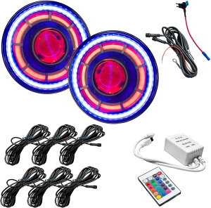 �yUSA�݌ɂ���z ORACLE ���C�e�B���O 0718 �W�[�v �����O���[ JK Oculus 7in ColorSHIFT BiLED Projector �w�b�h���C�g SEE WARRANTY orl5876-504 JP�X