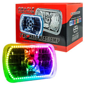 �yUSA�݌ɂ���z Oracle Pre-Installed ���C�g 7x6 IN. Sealed Beam - ColorSHIFT Halo SEE WARRANTY orl6908-333 JP�X