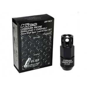 �yUSA�݌ɂ���z Project Kics Leggdura Racing 53mm EL53 Shell Type Lug Nut 16 Pcs + 4 Locks 12X1.50 �u���b�N pjkWEL5311K JP�X