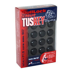 �yUSA�݌ɂ���z Project Kics 16 LUGS + 4 LOCKS Tuskey �u���b�N Bullock And Nut �Z�b�g - 14X1.50 pjkWT0600B JP�X