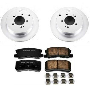 �yUSA�݌ɂ���z Power Stop 09�N-15�N �~�c�r�V Lancer ���� Z17 Evolution Geomet Coated �u���[�L �L�b�g psbCRK5499 JP�X