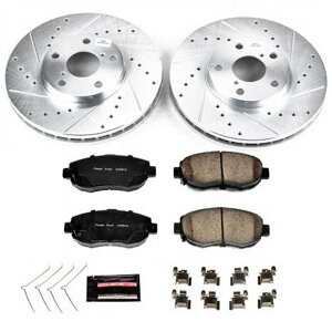 �yUSA�݌ɂ���z Power Stop 93�N-05�N Lexus GS300 �t�����g Z23 Evolution Sport �u���[�L �L�b�g psbK1077 JP�X