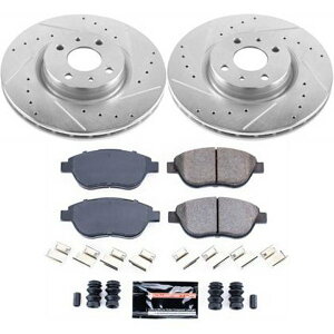 �yUSA�݌ɂ���z Power Stop 12�N-18�N Fiat 500 �t�����g Z23 Evolution Sport �u���[�L �L�b�g psbK6426 JP�X