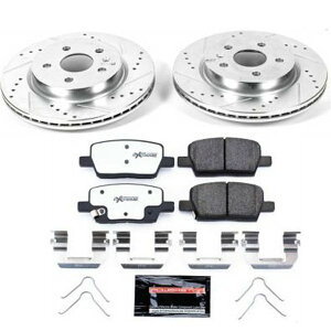 �yUSA�݌ɂ���z Power Stop 16�N-18�N Cadillac CT6 ���� Z26 Street Warrior �u���[�L �L�b�g psbK7289-26 JP�X