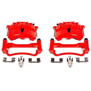 �yUSA�݌ɂ���z Power Stop 03�N-04�N �t�H�[�h Mustang �t�����g ���b�h Calipers w/�u���P�b�gs - 2�� psbS4838 JP�X