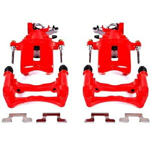 �yUSA�݌ɂ���z Power Stop 05�N-14�N �t�H�[�h Mustang ���� ���b�h Calipers w/�u���P�b�gs - 2�� psbS4926 JP�X