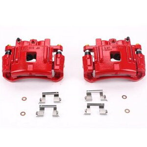 �yUSA�݌ɂ���z Power Stop 04�N-08�N �V�{���[ Colorado �t�����g ���b�h Calipers w/�u���P�b�gs - 2�� psbS4938 JP�X