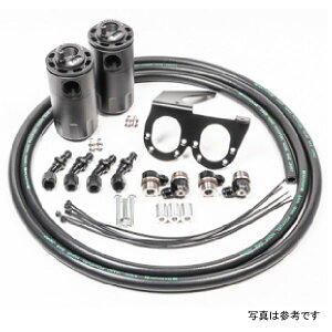 �yUSA�݌ɂ���z Radium Engineering �j�b�T�� R35 GT-R Dual Catch Can �L�b�g CCV Fluid Lock rad20-0555-FL JP�X