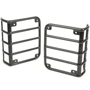 �yUSA�݌ɂ���z Rugged Ridge 07�N-18�N Jeep �����O���[ Textured Black Tail Light Euro Guards rug11226.11 JP�X