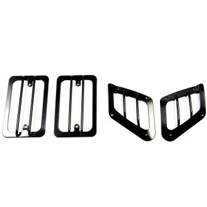 �yUSA�݌ɂ���z Rugged Ridge 97-06 Jeep �����O���[ TJ Turn Signal & Side Marker Euro Style Guard rug11231.01 JP�X