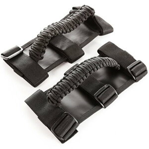 �yUSA�݌ɂ���z Rugged Ridge Paracord Grab Handles �u���b�N/�u���b�N 2�� rug13505.30 JP�X