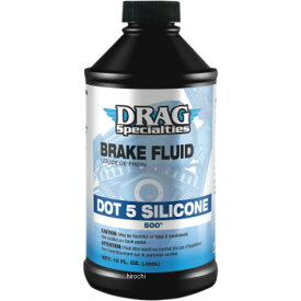 【即納】 DRAG Specialties ドラックスペシャリティーズ ブレーキフルード DOT 5 355ml 3703-0058 JP店