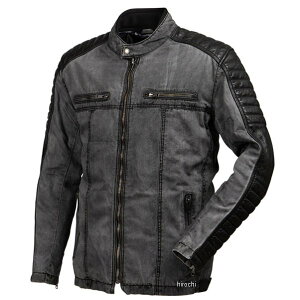 【メーカー在庫あり】 デグナー DEGNER 2025年春夏モデル テキスタイル&レザーコンビジャケット 黒/黒 LWサイズ 25SJ-2 JP店