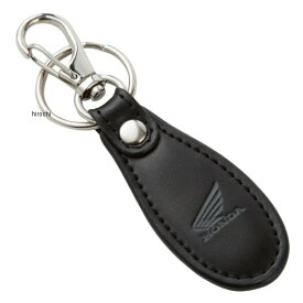 ホンダ純正 2025年春夏モデル レザーオーバルキーホルダー 黒 0SYTN-79B-K JP店