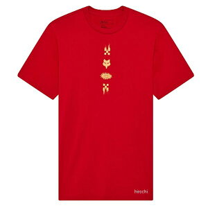 【メーカー在庫あり】 フォックス FOX チェッカード プレミアムTシャツ カーディナルレッド Mサイズ C0601 JP店