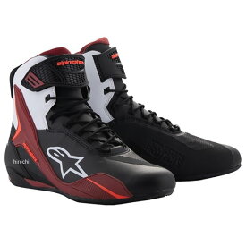 アルパインスターズ 2025年春夏モデル シューズ FASTER-4 SHOES 黒/白/ダークレッド 8サイズ 2510425 JP店