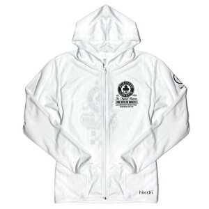 【メーカー在庫あり】 エースカフェロンドン ACE CAFE LONDON 2025年春夏モデル DRYフーディ ヒストリック サークル 白 XLサイズ AC001DP JP店