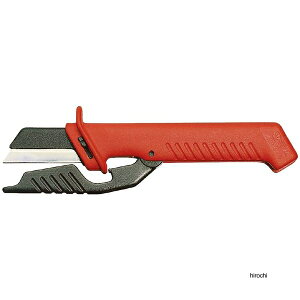 【メーカー在庫あり】 クニペックス KNIPEX 1000V 絶縁ケーブルナイフ ストレートブレード 150mm 9856SB JP店