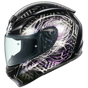 【メーカー在庫あり】 オージーケーカブト OGK KABUTO フルフェイスヘルメット SHUMA PLUME ブラックパープル Lサイズ 4966094638061 JP店