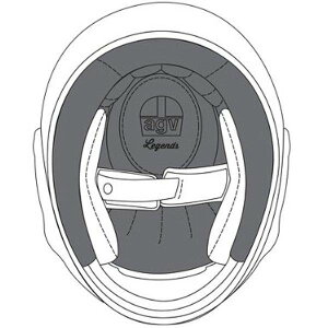 G[W[uC AGV CROWN PAD X101 ASIANFIT 001-ubN XXL KIT77005001-XXL JPX