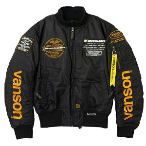 y[J[݌ɂz o\ VANSON 2025NH~f MA-1 WPbg ubNACG[ LTCY VS25108W JPX