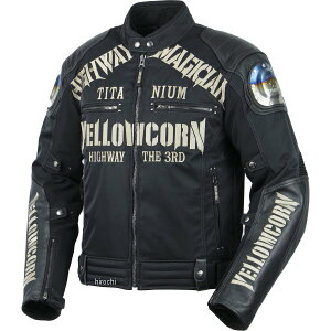 イエローコーン YeLLOW CORN 2025年秋冬モデル チタニウムウィンタージャケット 黒/アイボリー Mサイズ YB-5309 JP店