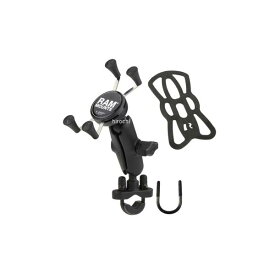 【即納】 ラムマウント RAM MOUNT Xグリップ＆U字クランプ スマートフォン用 テザー付 黒 RAM-B-149Z-UN7U JP店